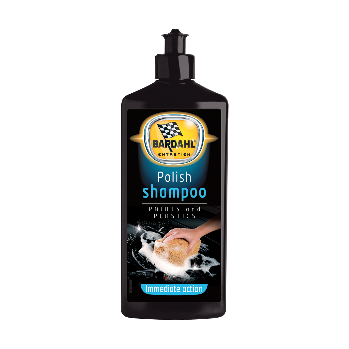 Автошампунь-поліроль BARDAHL Polish Shampoo 0,5л 38915B