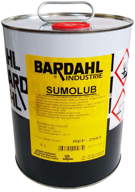 Присадка в оливу суперконцентрована антизносова SUMOLUB BARDAHL 5л 2583