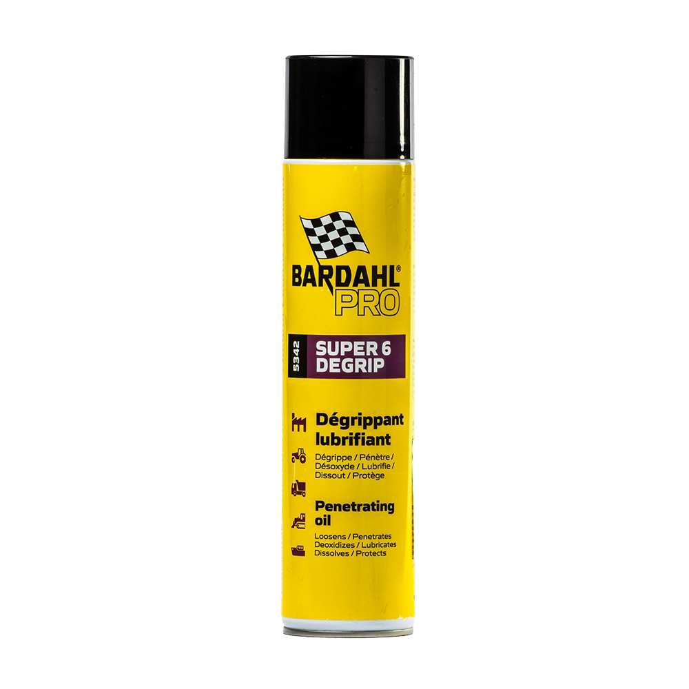 Рідкий ключ аерозоль BARDAHL SUPER 6 DEGRIP 600мл 5342