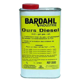 Присадка в дизельне паливо антигель (до -28) BARDAHL OURS DIESEL 1л 5580