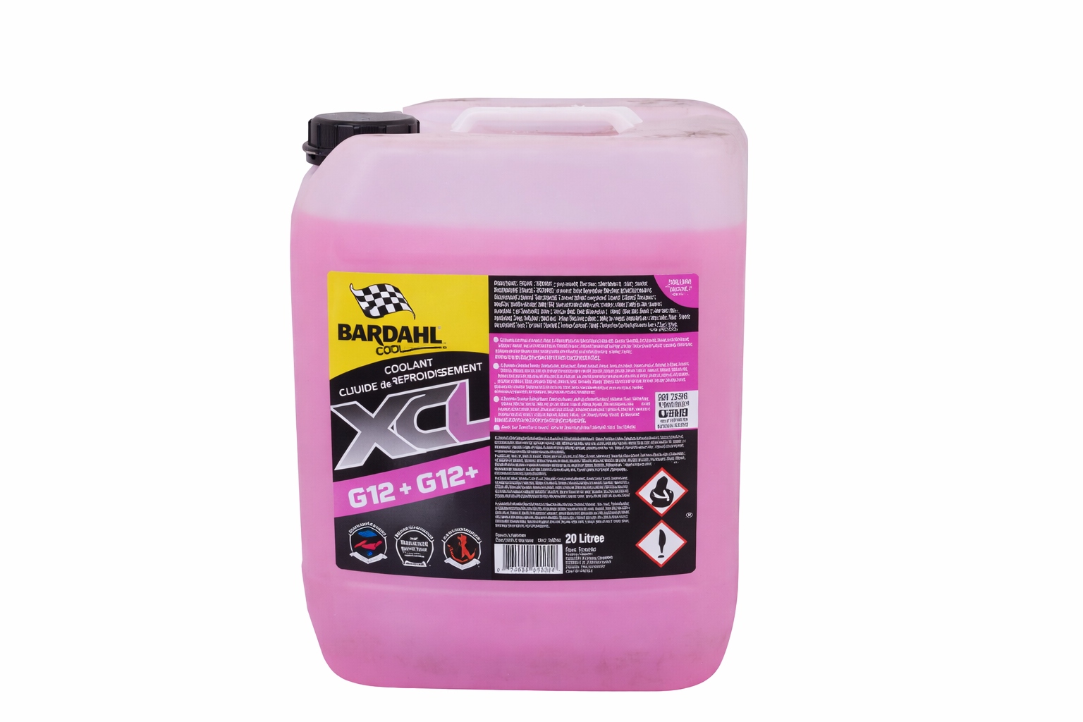 Антифриз G12+ (-35) BARDAHL LIQUIDE DE REFROIDISSEMENT ROUGE червоний 20л (8515)