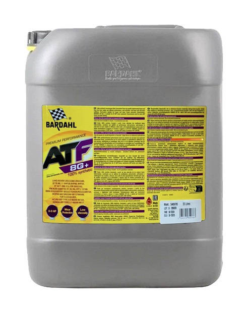 Трансмісійна олива BARDAHL ATF 8G+ 20л. (34978)
