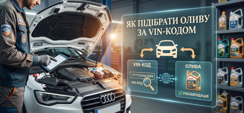 Як підібрати оливу за VIN-кодом