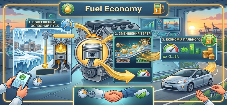 Енергозберігаючі оливи (Fuel Economy): як працюють